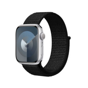 Crong Nylon Reflex – Sport strap for Apple Watch 38/40/41/42 mm (black) - Image 2