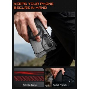 SupCase UB GRIP MAG MagSafe Samsung Galaxy S26 dėklas juodos spalvos - Image 6