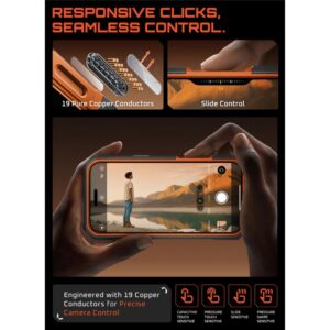 SUPCASE UB GRIP Pro Mag MagSafe dėklas telefonui Apple iPhone 17 Pro Max skaidrus/CORAL - Image 6