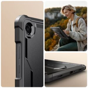 Tech-Protect KEVLAR Pro Galaxy tab A9+ / A11+ Plus 11.0 X210 / X215 / X216 / X230 / X235 / X236 juodos spalvos - Image 5