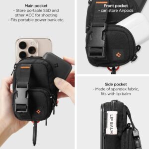 Spigen SNAP ZIP MagSafe dėklas juodos spalvos - Image 6