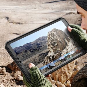 SUPCASE UNICORN BEETLE Pro Galaxy TAB A11 8.7 X133 / X135 juodos spalvos - Image 6