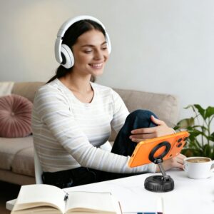 Tech-Protect N61 Magnetic MagSafe WINDSHIELD & DASHBOARD automobilinis telefono laikiklis juodos spalvos - Image 6