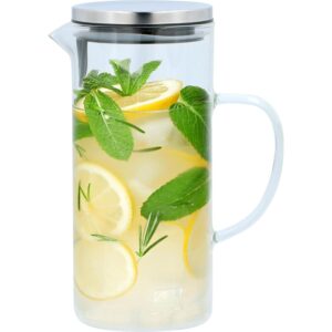 Alpina - A jug with a lid made of borosilicate glass, 1.3l - Image 2