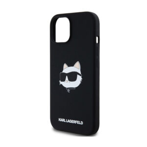 Karl Lagerfeld Silicone Choupette Head MagSafe - Apple iPhone 15 / 14 / 13 Case black - Image 6