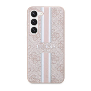 Guess 4G Printed Stripe - dėklas skirtas Samsung Galaxy S23 Pink - Image 3