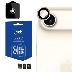 3mk Lens Protection Pro - Camera Lens Glass for iPhone Air (Titanium Gold)