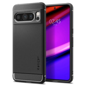 Spigen Rugged Armor - dėklas skirtas Google Pixel 8 Pro Black - Image 1
