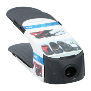 Lifetime - Shoe organiser 3 pcs. (black) - Image 3