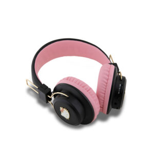 Hello Kitty Metal Logo Round Shape - Bluetooth wireless in-ear headphones V5.3 pink - Image 2
