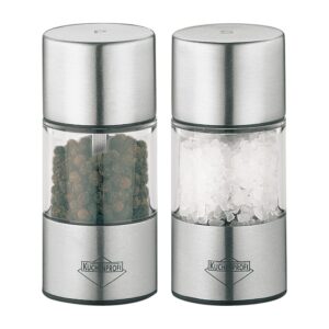 Küchenprofi Vienna - Pepper and Salt Mill with Ceramic Grinding Mechanism 8.5x4 cm Set of 2