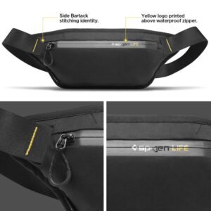 Spigen KD411 Waist Bag Klasden - Phone Pouch / Waist Bag (Black) - Image 3