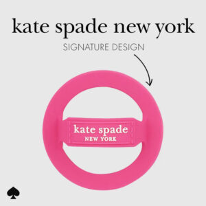 Kate Spade New York Magnetic Loop Grip - MagSafe finger holder (Pom Pom Pink) - Image 6