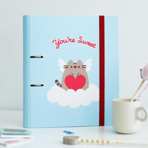 Pusheen - A4 binder from the Purrfect Love collection (2 rings, elastic band) - Image 4