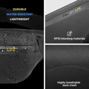 Spigen KD411 Waist Bag Klasden - Phone Pouch / Waist Bag (Black) - Image 4