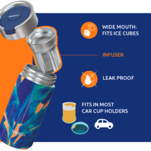 Quokka Boost  - Stainless Steel Coffee Tumbler 400 ml (Greenstone) - Image 4