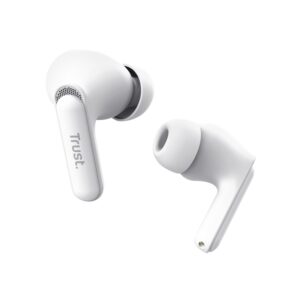 Trust Yavi - Wireless In-Ear Bluetooth TWS Earbuds with Charging Case & ENC (White) - Image 2