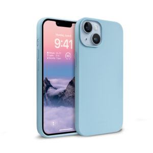 Crong Color Cover Liquid Silicone dėklas skirtas Apple iPhone 14 Max Sky Blue - Image 1