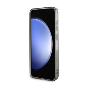 Guess IML Flowers Wreath MagSafe - Case Samsung Galaxy S24+ Black - Image 5