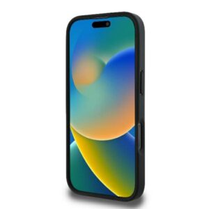 Karl Lagerfeld Monogram Karl & Choupette Head Pin - dėklas skirtas Apple iPhone 16 Pro black - Image 5