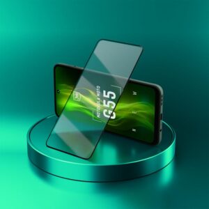 3mk HardGlass Max Lite - Apsauginis stiklas skirtas Motorola Moto G55 5G (Black) - Image 5