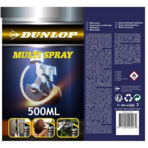 Dunlop - Multifunctional Spray / Lubricant / Penetrating Oil / Cleaner / Contact Spray 500 ml - Image 2