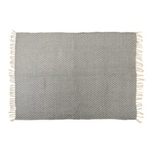 Arti Casa - Diamond Pattern Cotton Blanket 130x170 cm (Blue / White) - Image 2