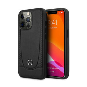 Mercedes Leather Urban Line - dėklas skirtas Apple iPhone 15 Pro black - Image 1