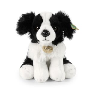 Rappa - Plush Realistic Sitting Border Collie Dog 30 cm Eco-Friendly - Image 2