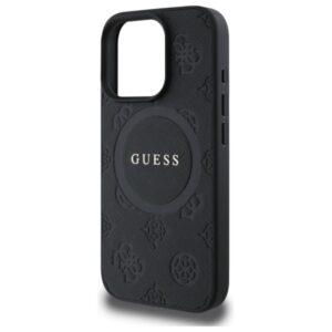 Guess Saffiano Peony Classic Logo MagSafe - dėklas skirtas Apple iPhone 16 Pro Max black - Image 6