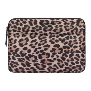 Kate Spade New York Puffer Sleeve - MacBook Pro 16" / Laptop 16" Cover Classic Leopard - Image 1