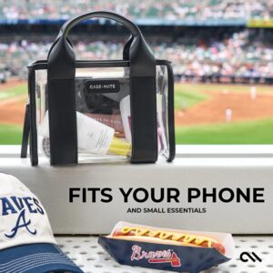 Case-Mate Micro Tote Bag - Waterproof Shoulder Bag (Midnight Black/Clear) - Image 5