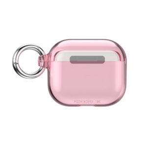 Speck Presidio Clear - dėklas skirtas Apple Airpods 3 gen with Microban (Icy Pink) - Image 2