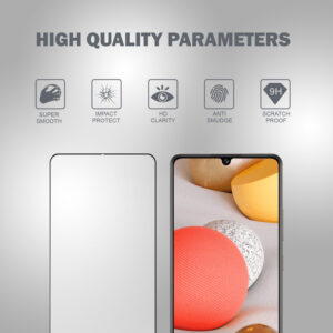 Crong 3D Armor Glass - Apsauginis stiklas 9H Full Glue  skirtas the entire screen of the Samsung Galaxy A42 5G - Image 4