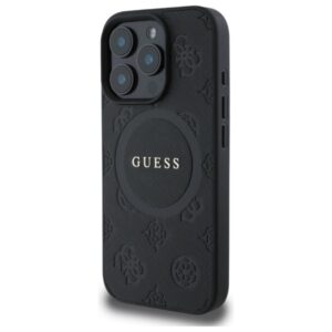 Guess Saffiano Peony Classic Logo MagSafe - dėklas skirtas Apple iPhone 16 Pro Max black - Image 2