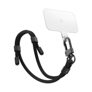 Spigen Universal Strap Set Crossbody & Wrist - Shoulder + Wrist Phone Strap (Black) - Image 3