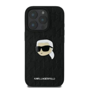 Karl Lagerfeld Monogram Karl Head Pin - dėklas skirtas Apple iPhone 16 Pro black - Image 3