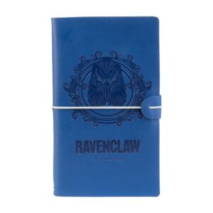 Harry Potter - Ravenclaw Leather Travel Notebook 12x19.5 cm Blue