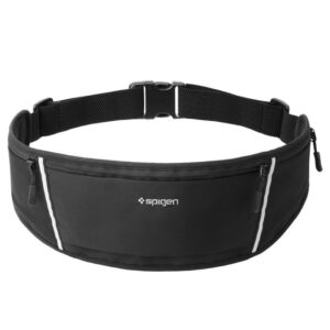 Spigen A710 Dynamic Shield Waist Bag - Sports Waist Bag / Belt Bag for Smartphone up to 6.9 (juodos spalvos) - Image 1