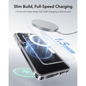 ESR Classic Hybrid KickStand MagSafe Samsung Galaxy S26 Ultra skaidrus - Image 7