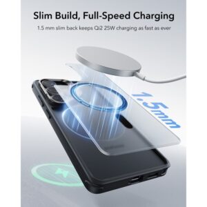 ESR Classic Hybrid KickStand MagSafe Samsung Galaxy S26 Ultra Frosted juodos spalvos - Image 7