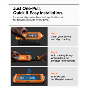 Apsauginis stiklas Spigen ALM GLAS.TR SLIM 3-pack Apple iPhone 17 Pro skaidrus - Image 8