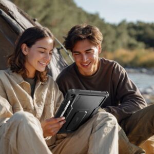 Tech-Protect Keval Pro Galaxy Tab S9 11.0 / S10 FE / S10 LITE 10.9 X710 / X716B / X520 / X526 / X400 / X406B juodos spalvos - Image 6