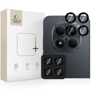 Tech-Protect CamRing FIT+ Xiaomi Redmi Note 15 Pro 5G / 15 Pro+ Plus 5G juodos spalvos