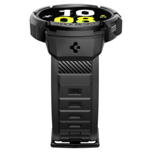 Spigen Rugged Armor Pro - Strap + case for Samsung Galaxy Watch 6 40 mm (Black) - Image 5