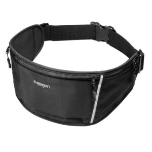 Spigen A710 Dynamic Shield Waist Bag - Sports Waist Bag / Belt Bag for Smartphone up to 6.9 (juodos spalvos) - Image 2