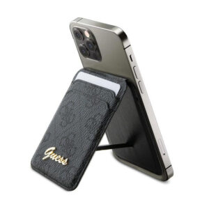 Guess Wallet Cardslot Stand MagSafe 4G Classic Logo - Magnetic wallet with stand function black - Image 5