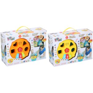 Lets Play - Shape Matching Toy (Yellow-Blue) - Image 4