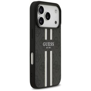 Guess 4G Printed Stripes MagSafe - Case Apple iPhone 17 Pro black - Image 4