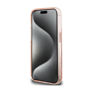 Hello Kitty Ring Stand Glitter Electrop Logo MagSafe - Apple iPhone 15 Pro Case pink - Image 5